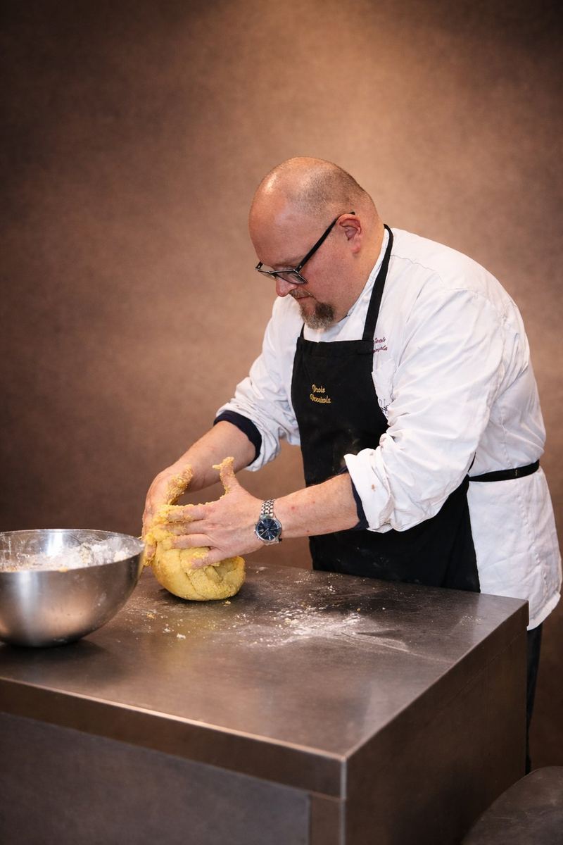 Chef Paolo Vannicola, ristorante di Tenuta San Lodovico, Scansano Maremma