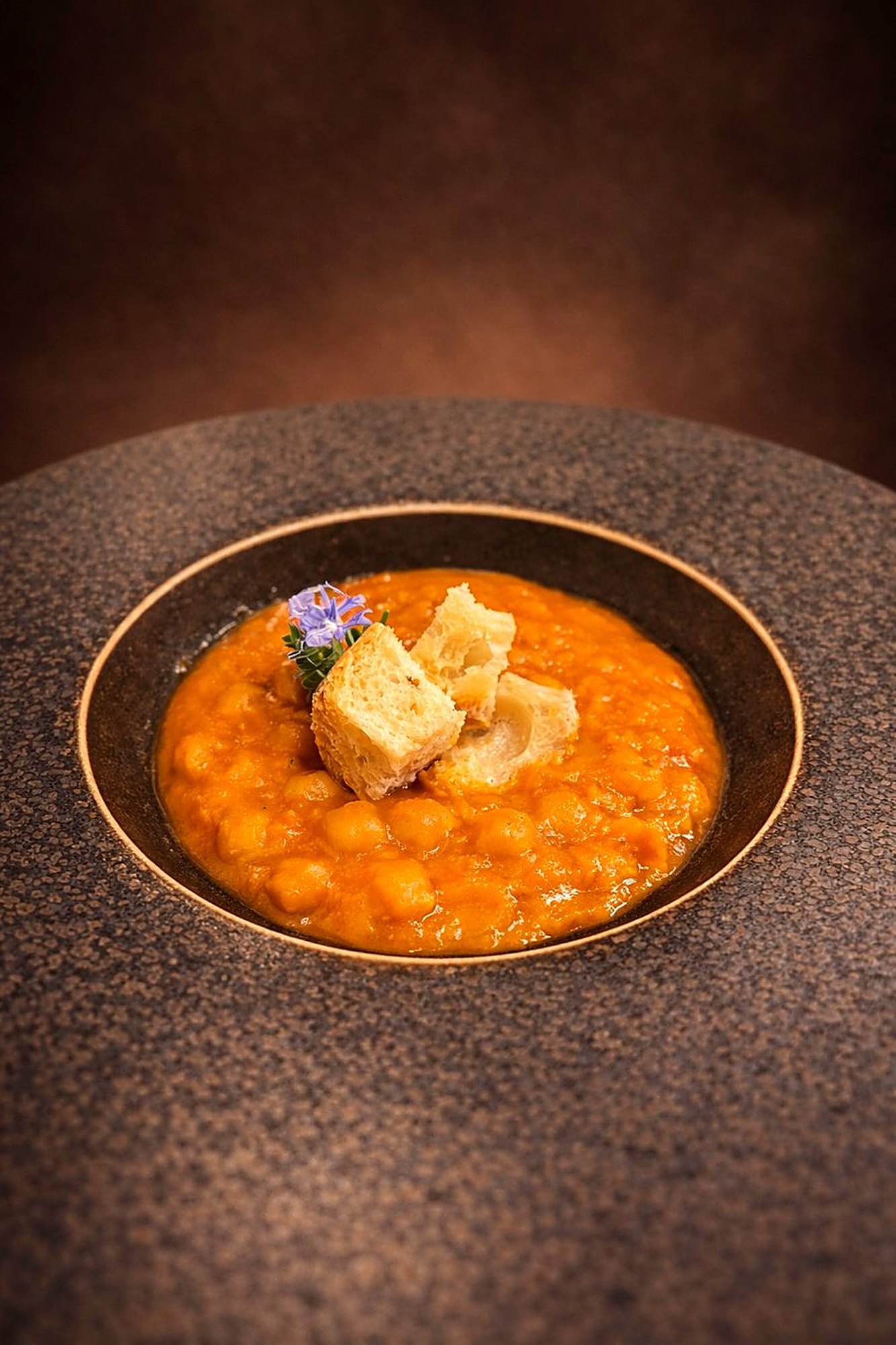 Risotto del ristorante km zero di Tenuta San Lodovico, Maremma